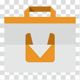 256x256 Android Lollipop Icons, Aptoide, White Arrow Down Folder Icon