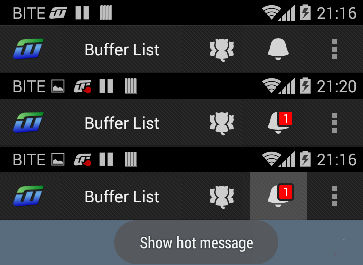Android Badge Icon Example
