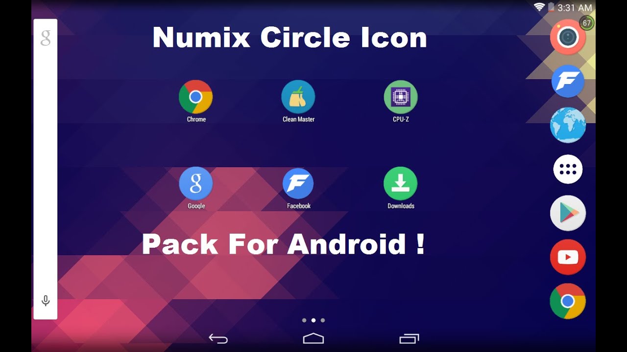 1280x720 Numix Circle Icon Pack For Android Review !