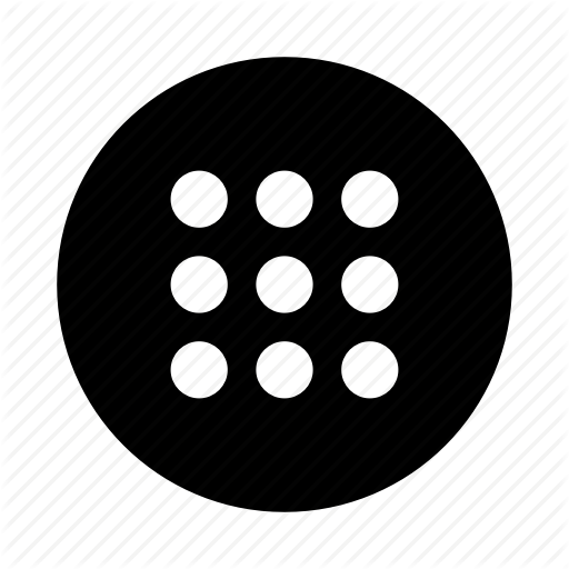 512x512 Android, Circle, Dots, Menu Icon