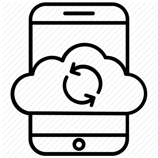 512x512 Android Backup To Cloud, Cloud Storage App, Mobile Cloud App