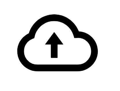 417x317 Upload To The Cloud Icon In Android Style This Upload To The Cloud