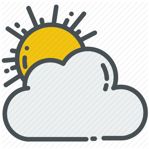 512x512 Android, Cloud, Clouds, Phone, Sun, Sunny, Weather Icon