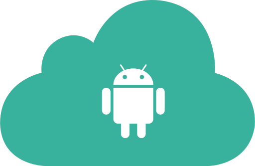 512x333 Android, Cloud, Code, Mobile, Server Icon