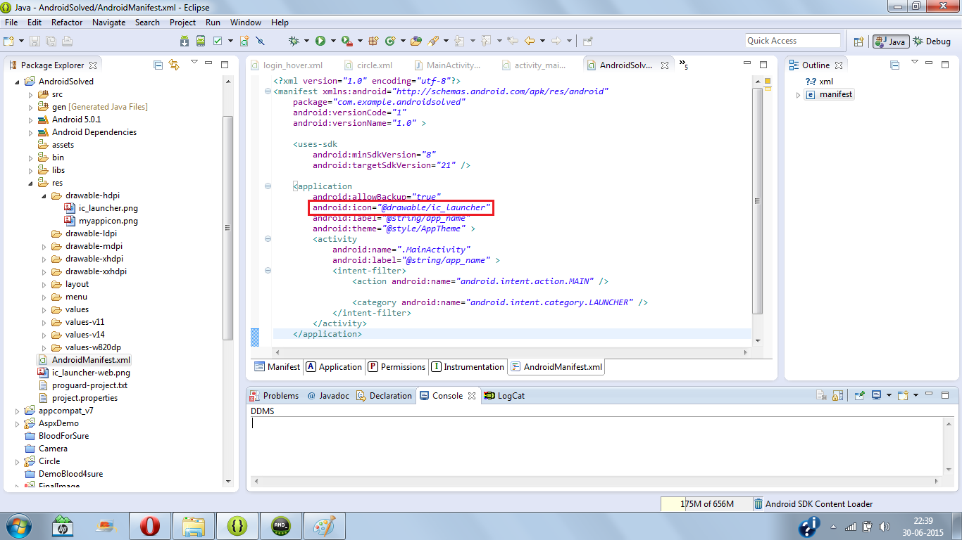 1366x768 How To Change Android App Icon Or Launcher Logo Using Eclipse