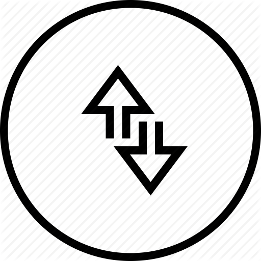 512x512 Arrow, Data, Down, Edge, Internet, Network, Up Icon