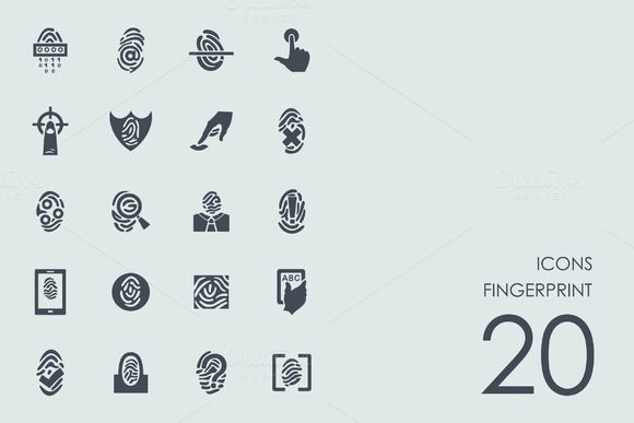 580x387 Fingerprint Icons Icons