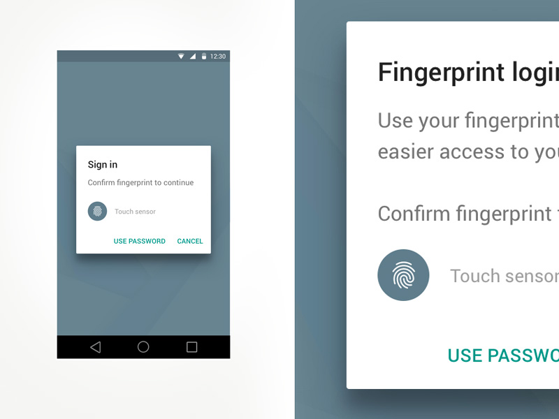 800x600 Material Fingerprint Dialogs Sketch Freebie