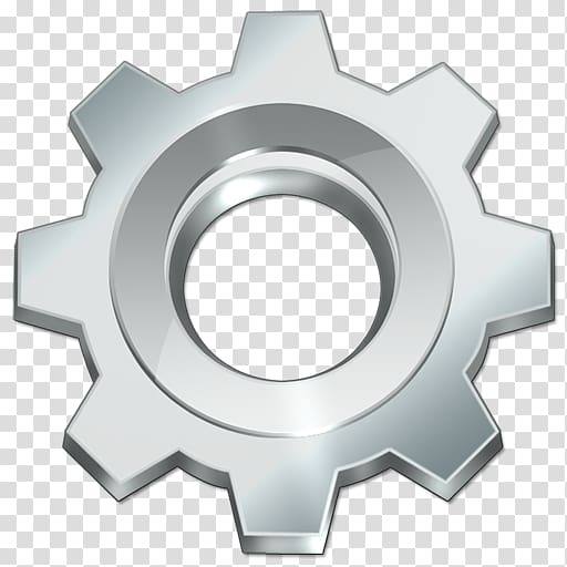 512x512 Gray Metal Gear Illustration, Android Application Package Text