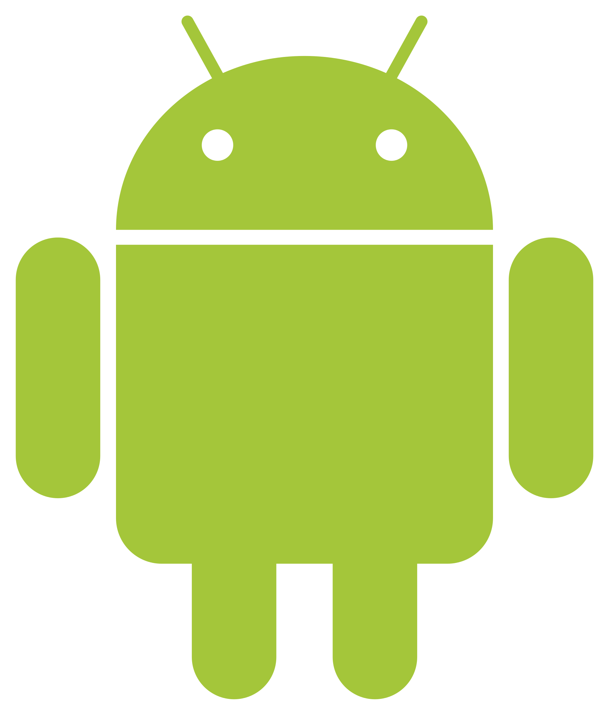 2000x2348 Android Robot Green Transparent Png