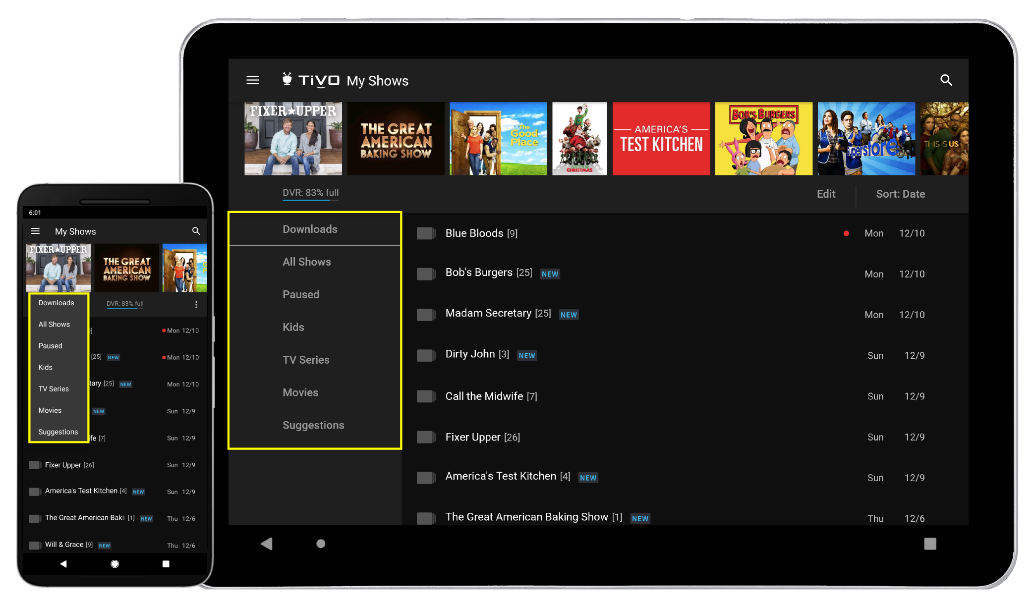 2088x1215 The Tivo App For Android Devices