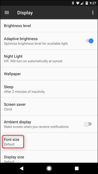 325x578 How To Change The Size Of Text, Icons, And More In Android