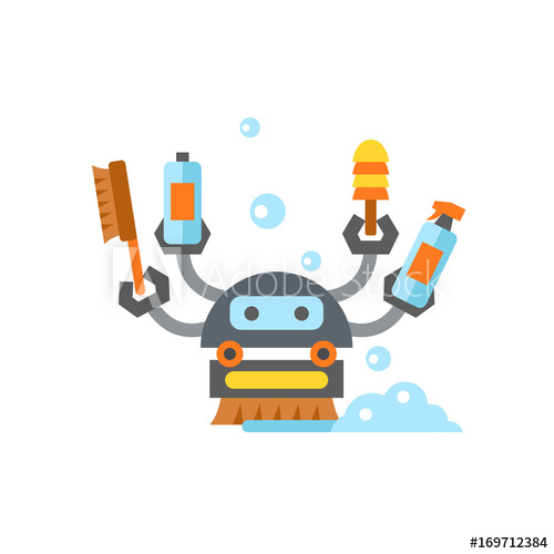 500x500 Android Housemaid Cleaning House Icon