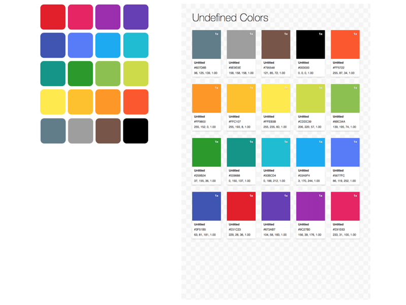 800x600 Android Material Color Palette Sketch Freebie