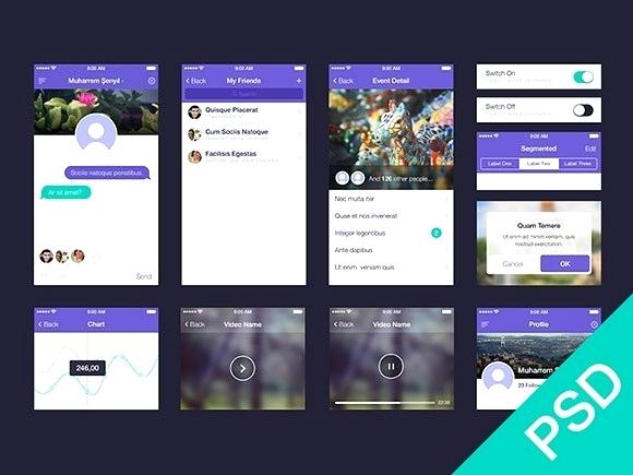580x435 Gorgeous Free App Design Templates Android Apps Design Free