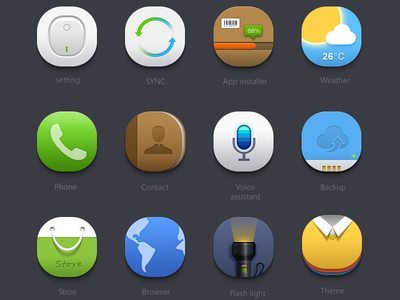 400x300 Awesome Android App Icon Designs