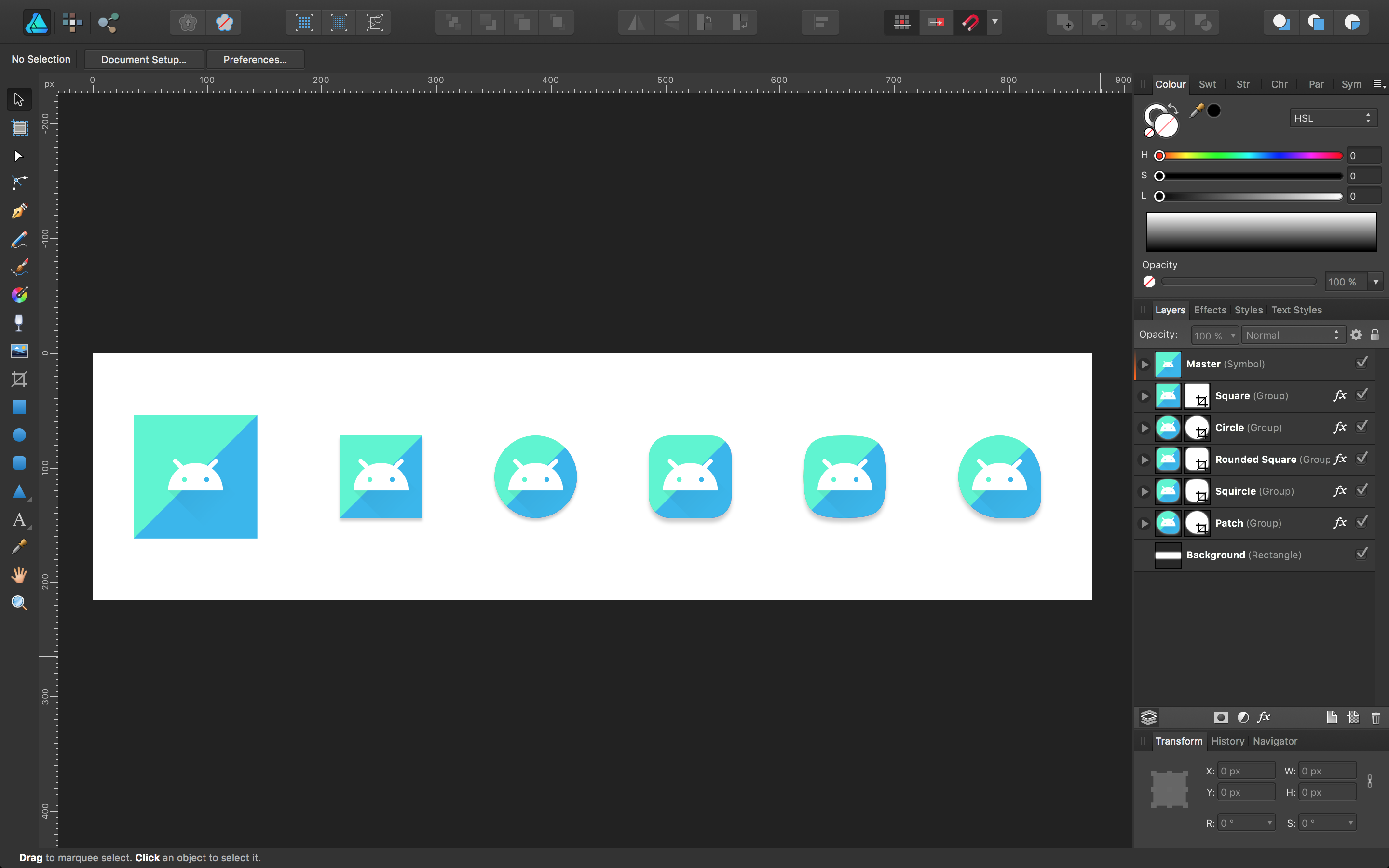 2880x1800 Adaptive Icon Template