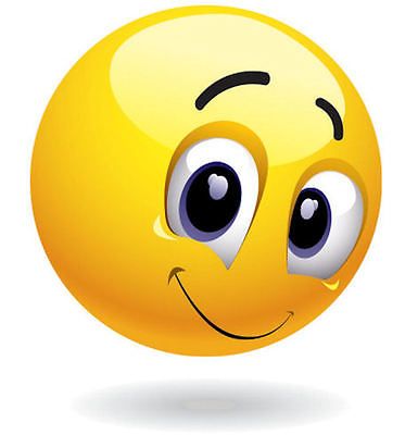 385x400 Framed Emoji Print Cheeky Smiley Face