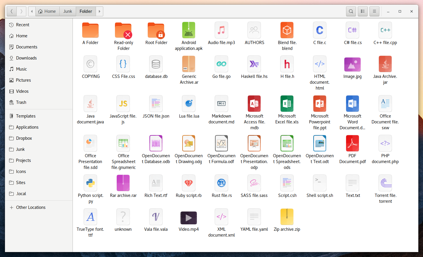 1446x881 Ubuntu Suru Icon Theme Now Covers More Filetypes