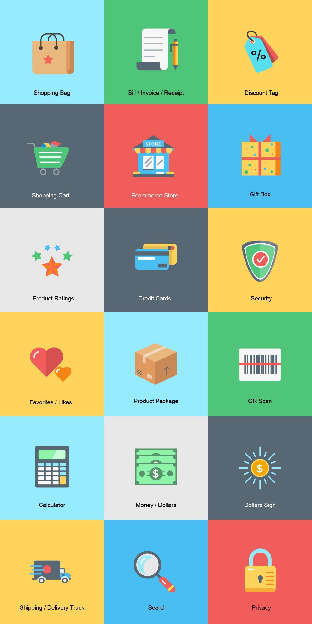 1000x2000 Free Download Ecommerce Icons Free Stuff Android Icons