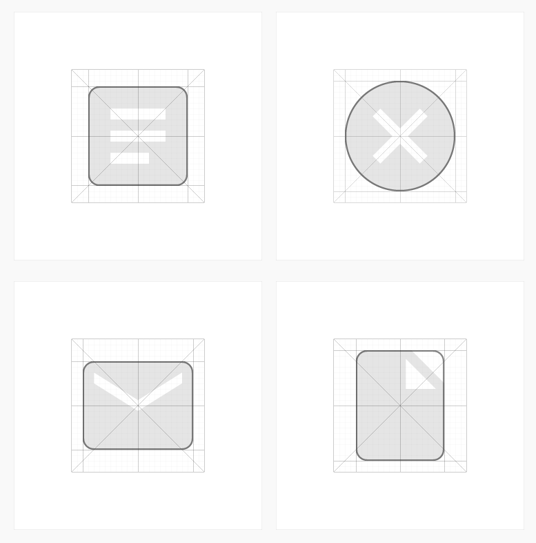 777x786 Purposeful Icon Grid From New Design Language For Android, Chrome