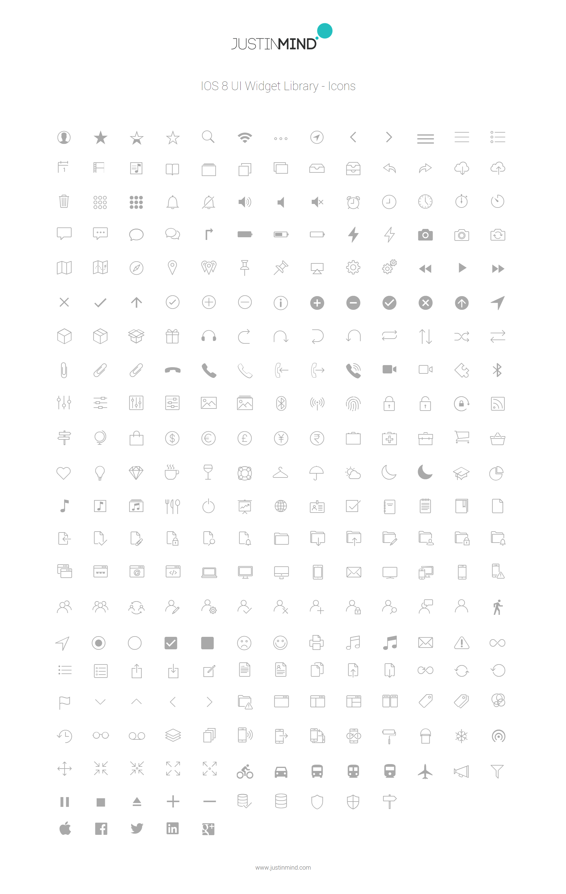 1903x3007 Complete Ios Icon Library!
