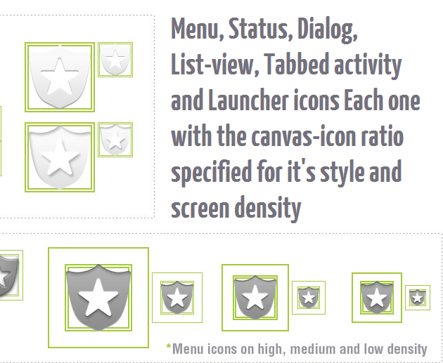 630x517 Android Style Icon Set