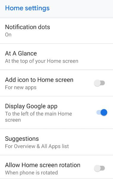 381x607 How To Customize Android Pie Home Screen Settings