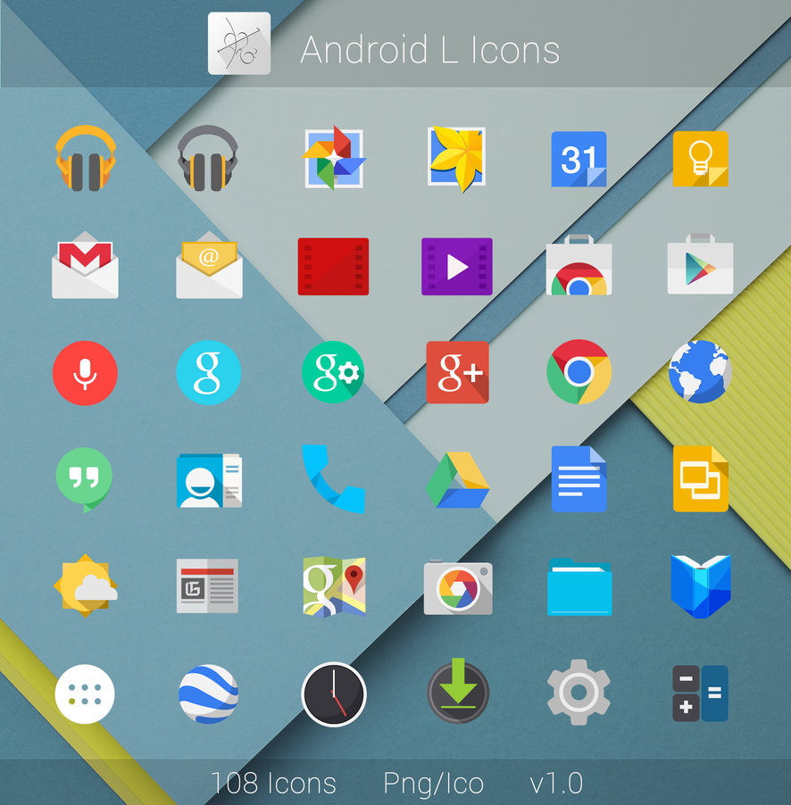 Android Lollipop Flat Icon Pack Android 886x902 Android Lollipop Flat Icon Pack Android