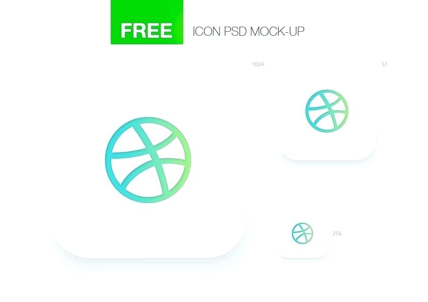 850x600 Android Icon Photoshop Template