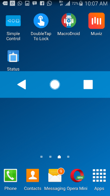351x626 Alternative Way To Use Android Navigation Home, Back And Recent