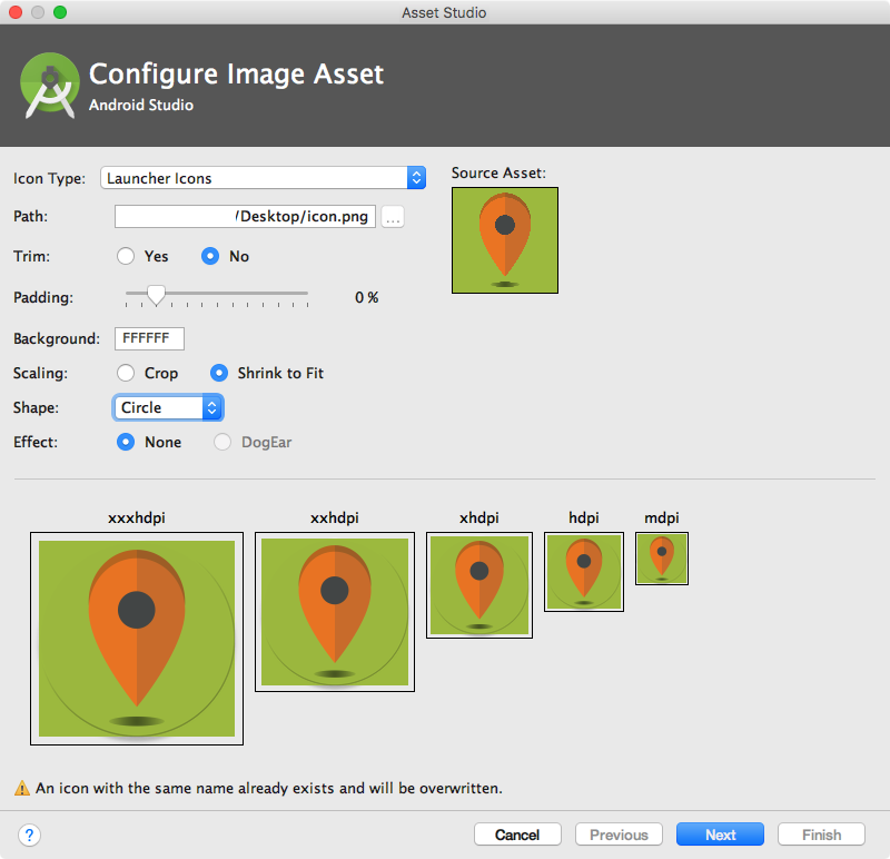 800x772 Create Circular Launcher Icon