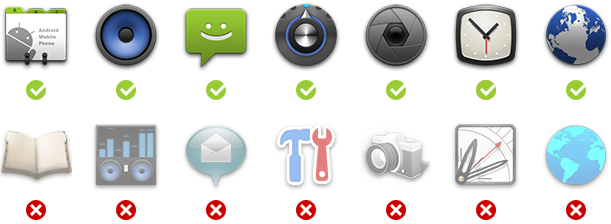 611x224 Launcher Icons Android Developers