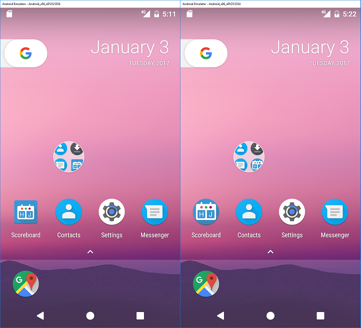 722x656 Round Launcher Icons In Android Xamarin Blog