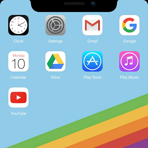 500x500 Turn Your Android Into An Iphone X With These Launcher, Icons