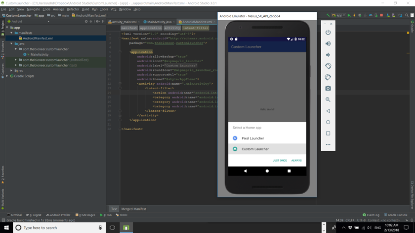 840x473 How To Build A Custom Launcher In Android Studio