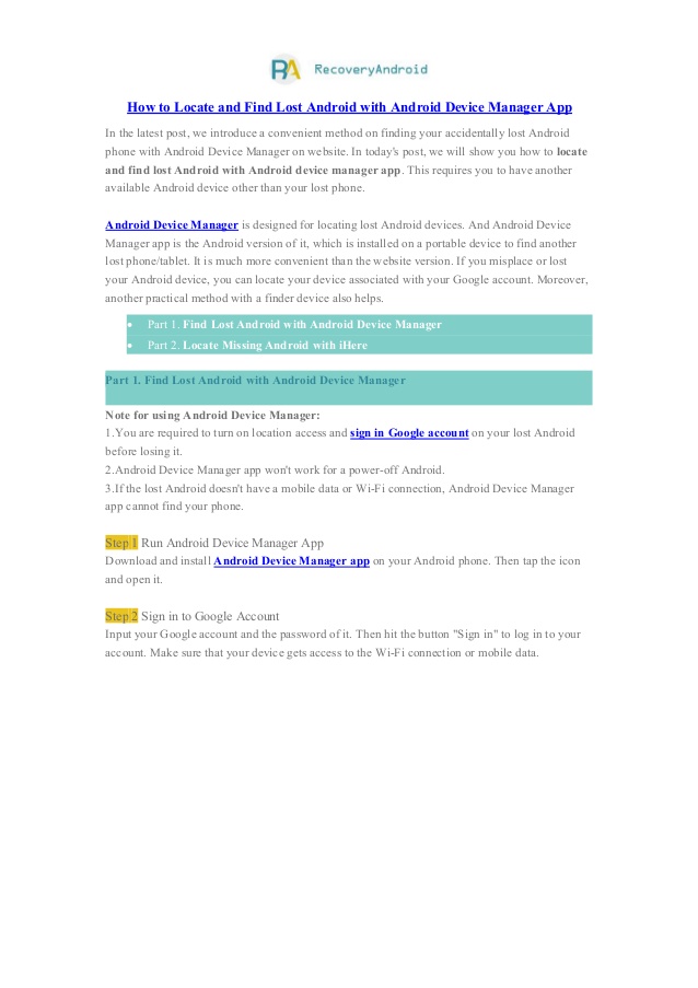 638x903 How To Locate And Find Lost Android With Android Device Manager