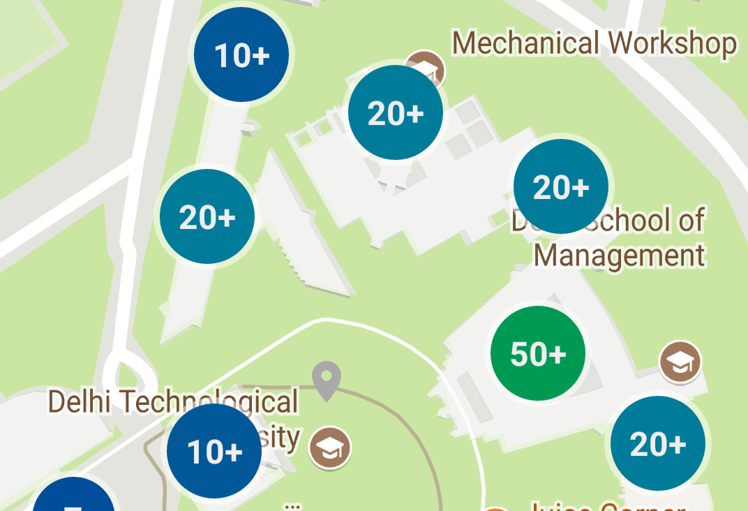 1072x732 Implement Marker Clustering In The Open Event Android App Blog