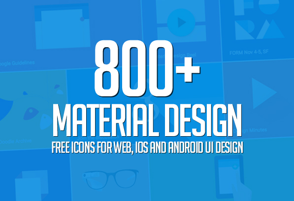 Material Design Free Icons For Web, Ios And Android Ui Design 597x409 Material Design Free Icons For Web, Ios And Android Ui Design