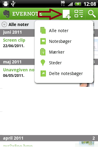 Android Show Dropdown Menu On Menuitem Click 320x480 Android Show Dropdown Menu On Menuitem Click