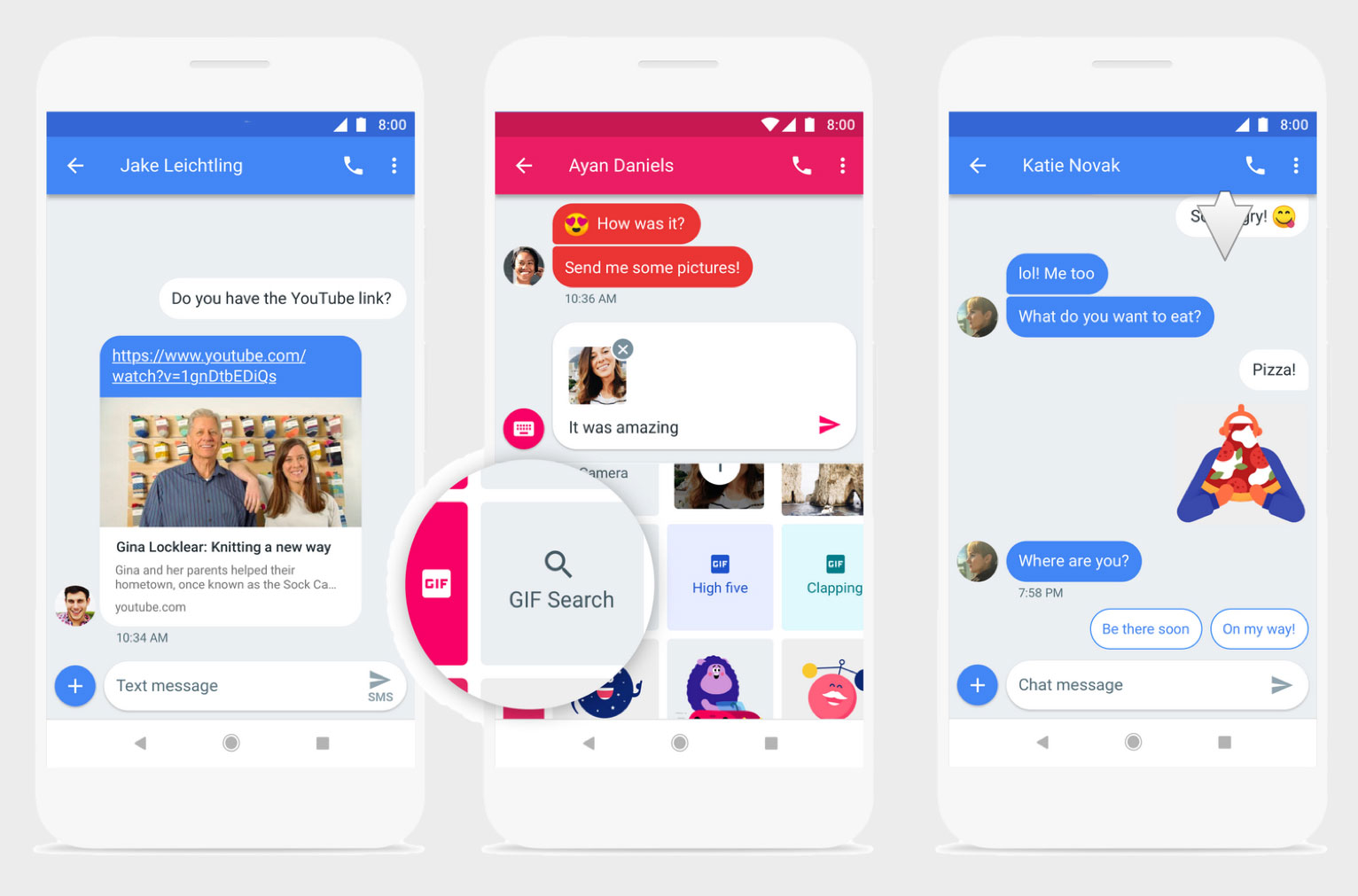 android messaging app replacing emoticon