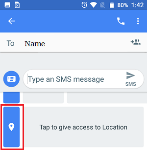300x308 How To Share Your Location Using Text Message On Android Phone