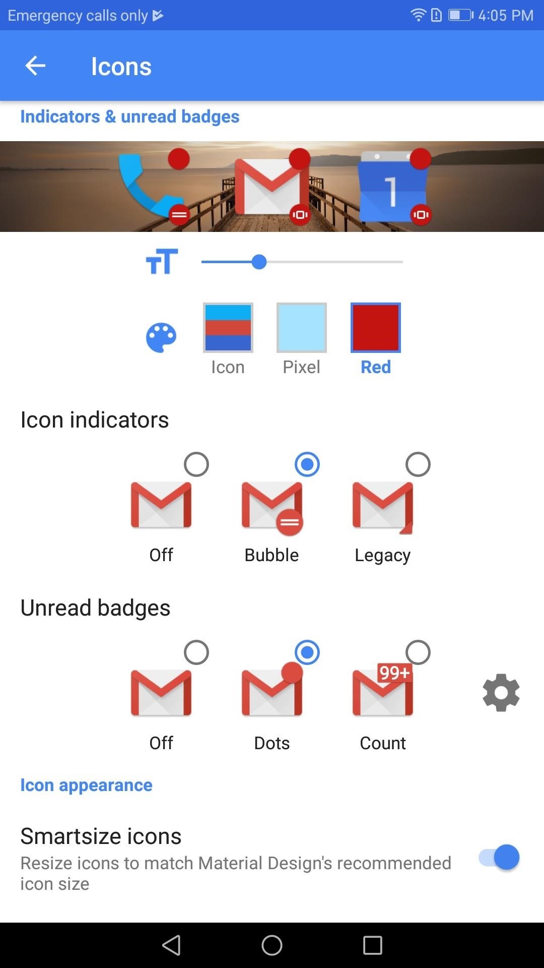 1080x1920 Action Launcher How To Configure Notification Dots App