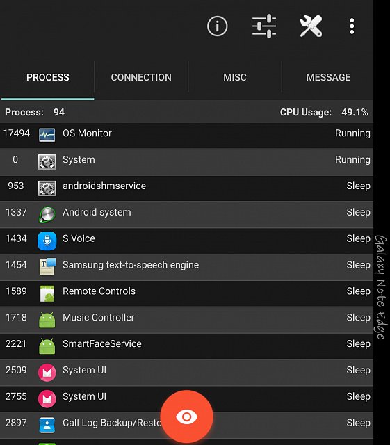 561x640 Red Eye Pop Up For Seconds On Screen Of My Android