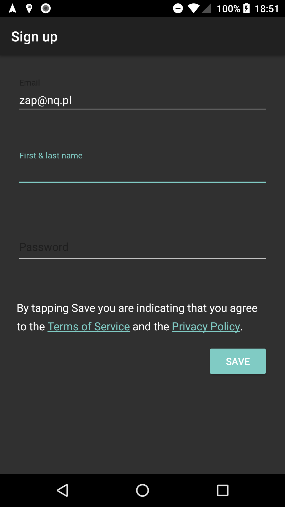 1080x1920 The Eye Icon In Password Field Is Invisible In Dark Theme Issue