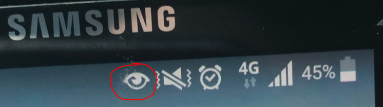 746x209 What Is The Meaning Of An Eye System Icon On Samsung Devices