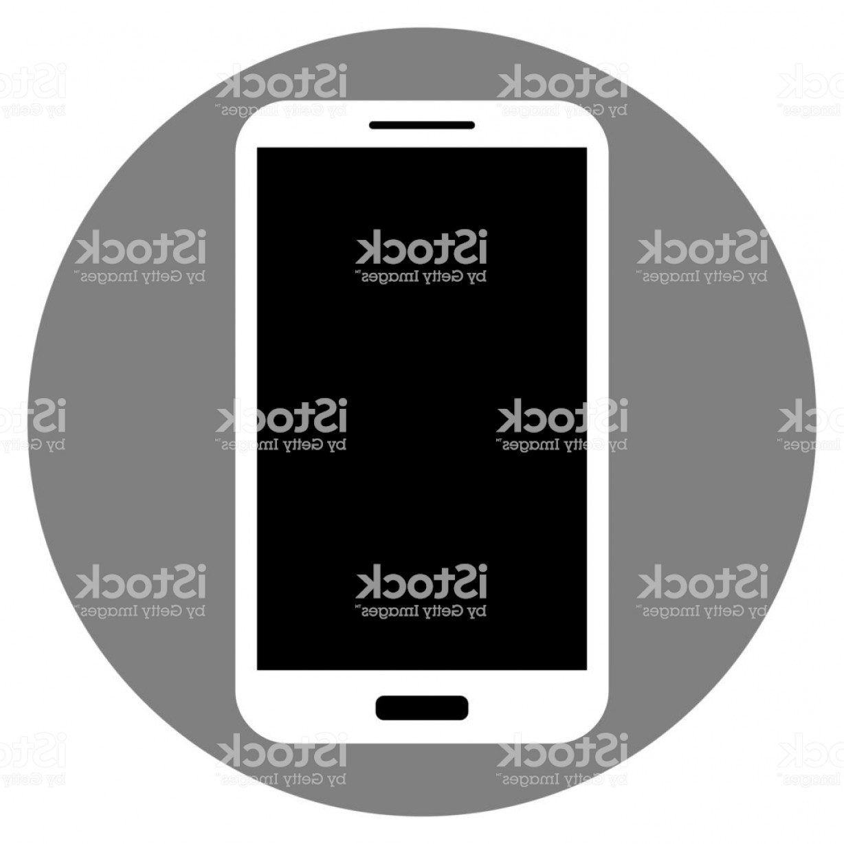 1228x1228 Cell Phone Icon Android Smartphone With Touch Id Isolated Copy