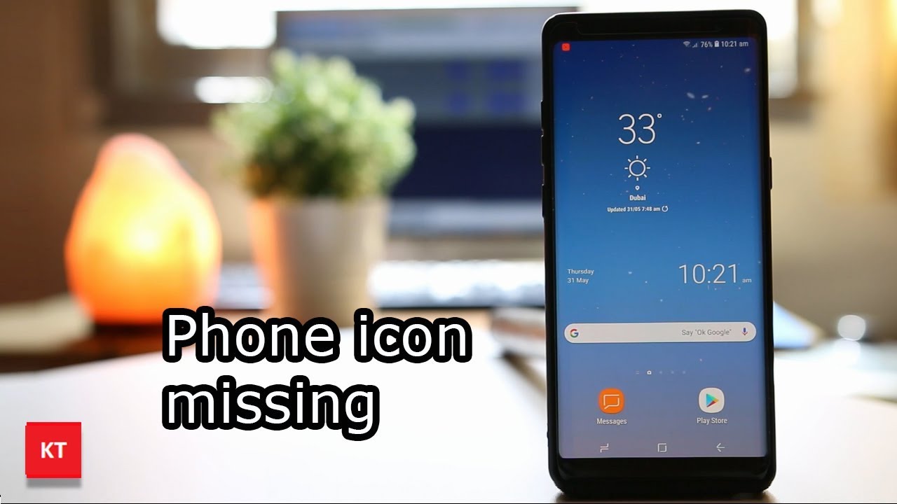1280x720 Phone Icon Missing From The Android Device