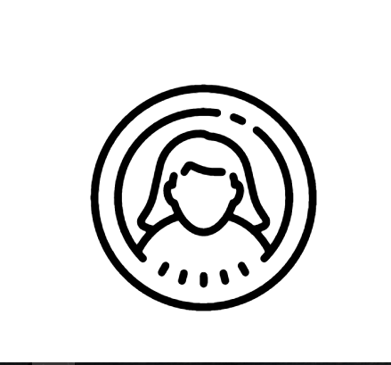 439x409 Female Profile Icon Android Icons Female Profile, Android