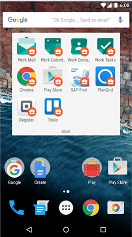 269x480 What Happens When You Create A Work Profile Microsoft Docs